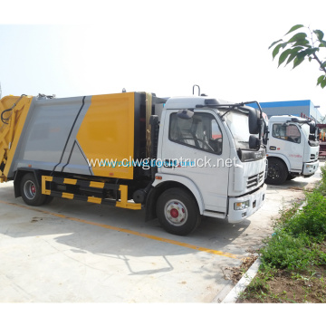 High quality 5 cbm capacity compress garbage truck